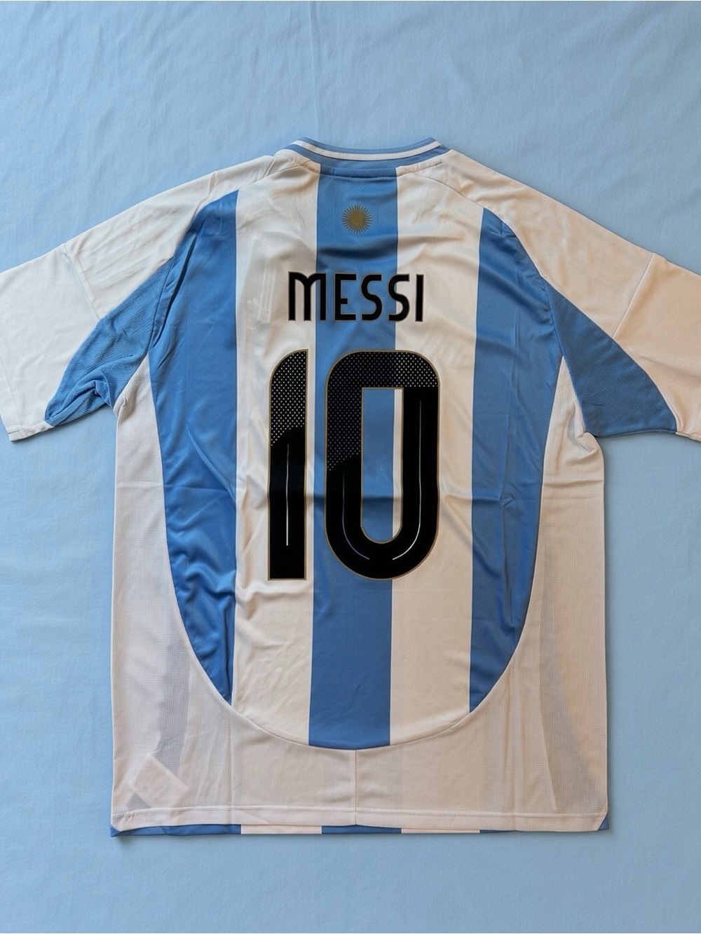adidas Messi Argentina Light Blue & White #10 Soccer Jersey - Picture 2 of 2